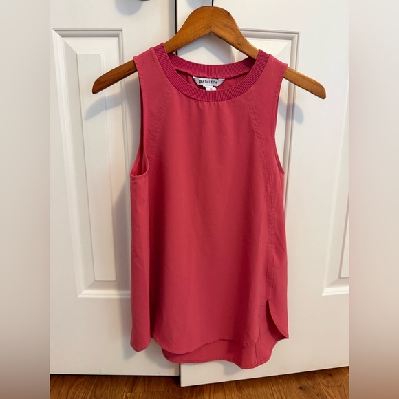 Athleta Zephyr Tank Top Rose Pink Size XS Travel Hiking Athleisure - Picture 2 of 10